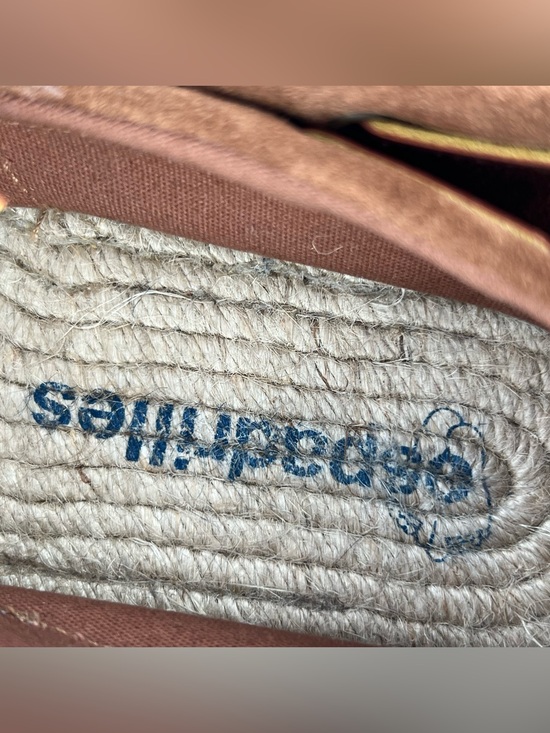 Espadrilles Varo Leather Loafers Suede Rope Heel Rubber Sole Men’s Sz 42 Preppy main image 5